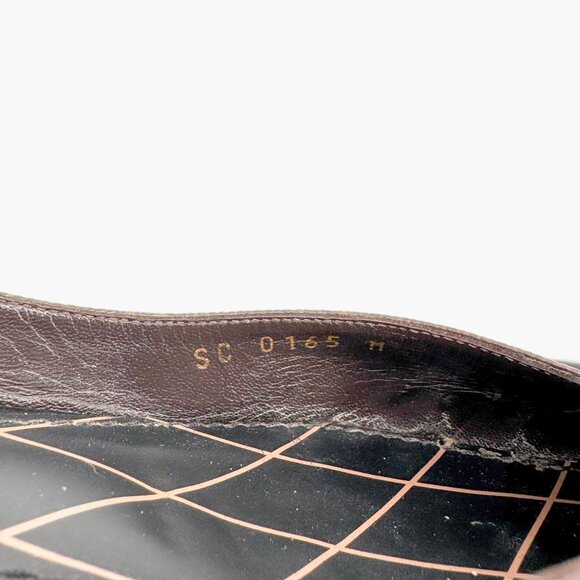 Louis Vuitton Monogram Ballet Flat EU 36.5 US 6.5 Brown Canvas Pointed Cap Toe - Picture 10 of 13